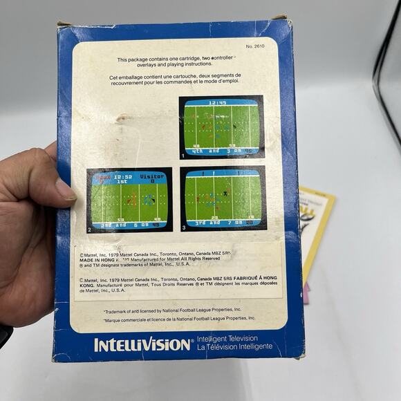 NFL Football Intellivision Game - Boxed, Manual Included! - Picture 7 of 13